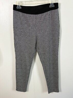 Talbots Prince of Wales Plaid Soho Ankle Pants | 8P